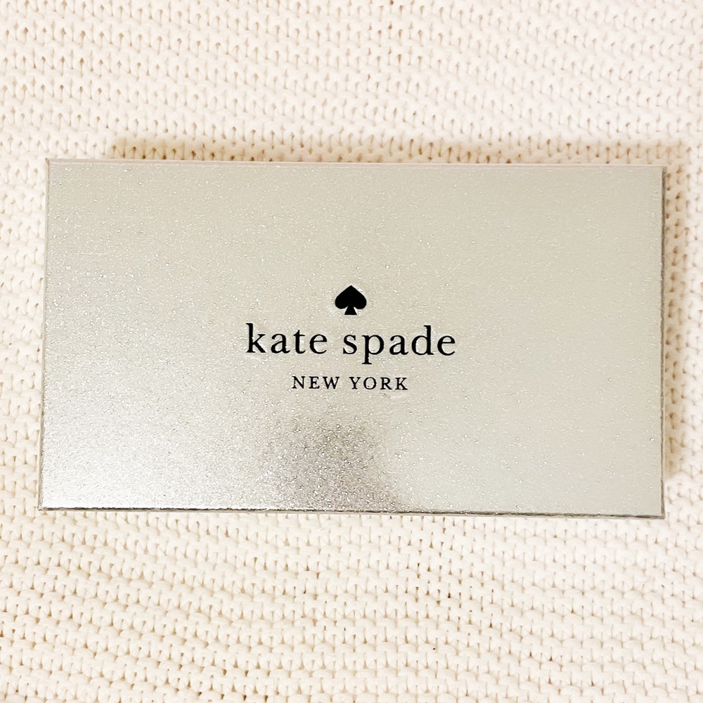 NEW Kate Spade Shimmy glitter large zip wallet - Picture 8 of 10